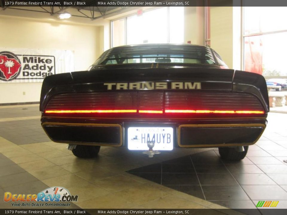1979 Pontiac Firebird Trans Am Black / Black Photo #7
