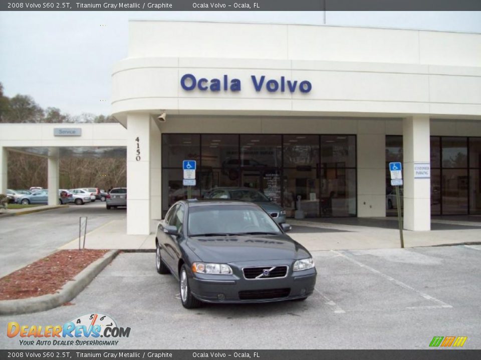 2008 Volvo S60 2.5T Titanium Gray Metallic / Graphite Photo #1