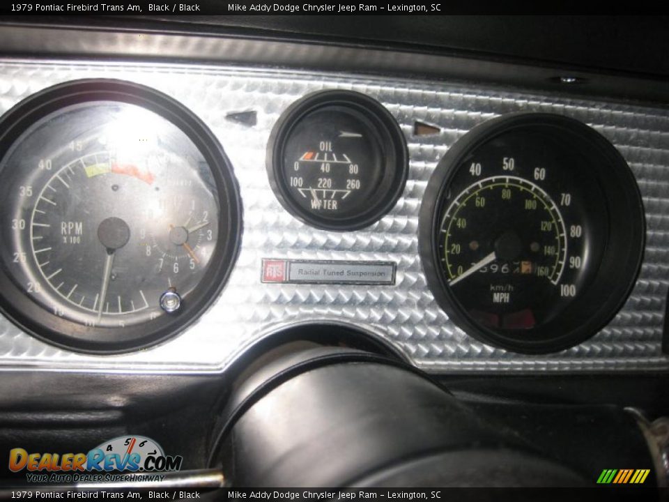 1979 Pontiac Firebird Trans Am Black / Black Photo #16