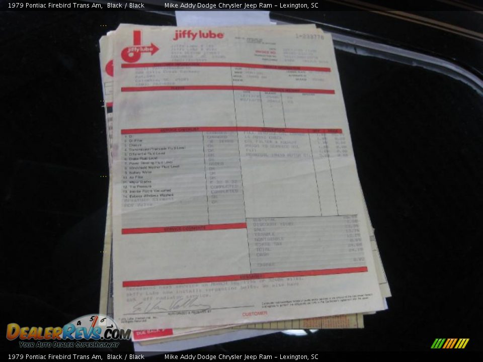 1979 Pontiac Firebird Trans Am Black / Black Photo #27