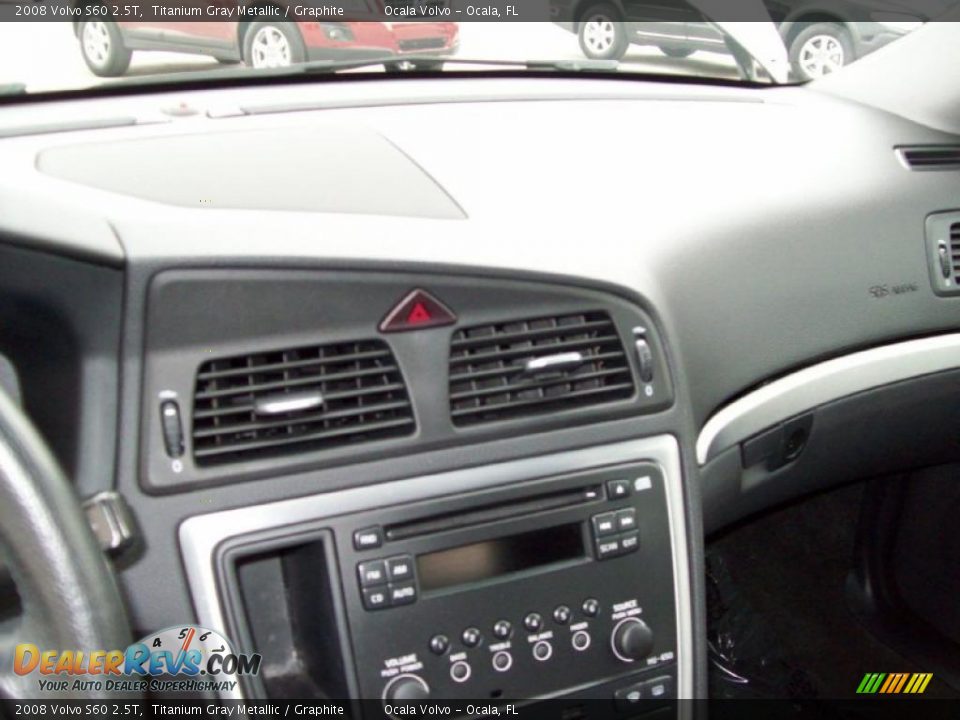 2008 Volvo S60 2.5T Titanium Gray Metallic / Graphite Photo #18
