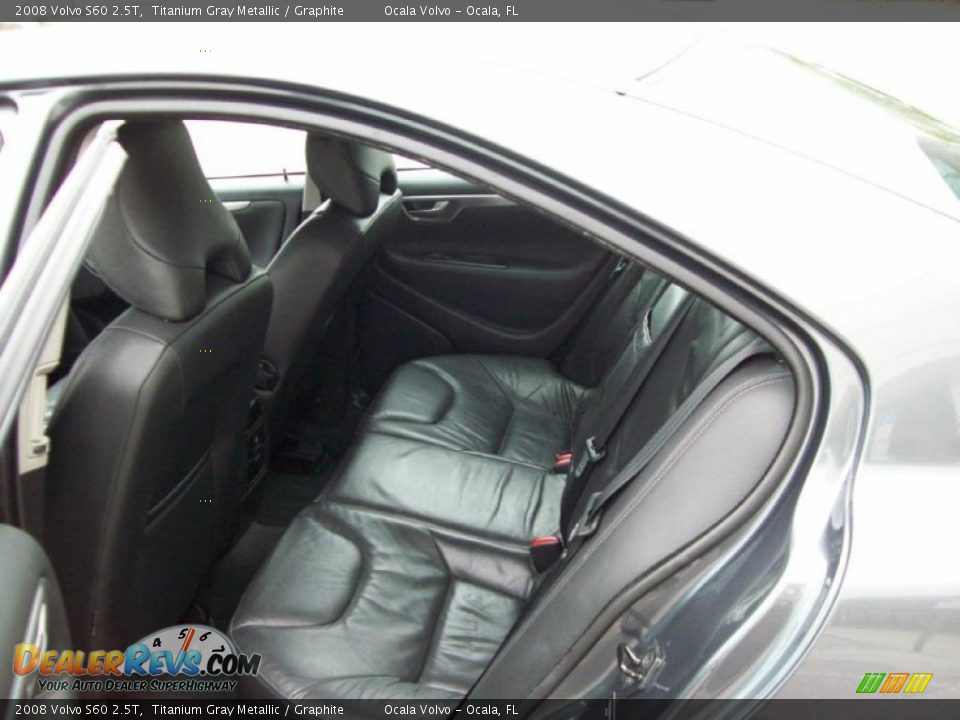 2008 Volvo S60 2.5T Titanium Gray Metallic / Graphite Photo #19