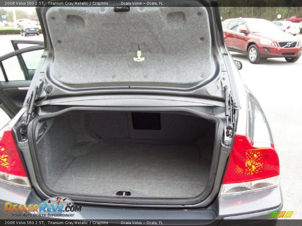 2008 Volvo S60 2.5T Titanium Gray Metallic / Graphite Photo #20