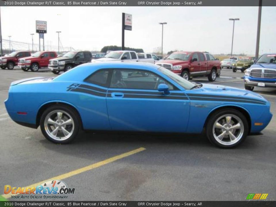 2010 Dodge Challenger R/T Classic B5 Blue Pearlcoat / Dark Slate Gray Photo #3