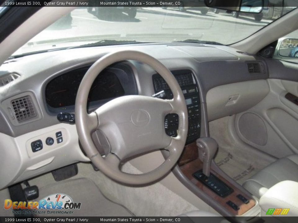 1999 Lexus ES 300 Oyster Gray Pearl / Ivory Photo #13