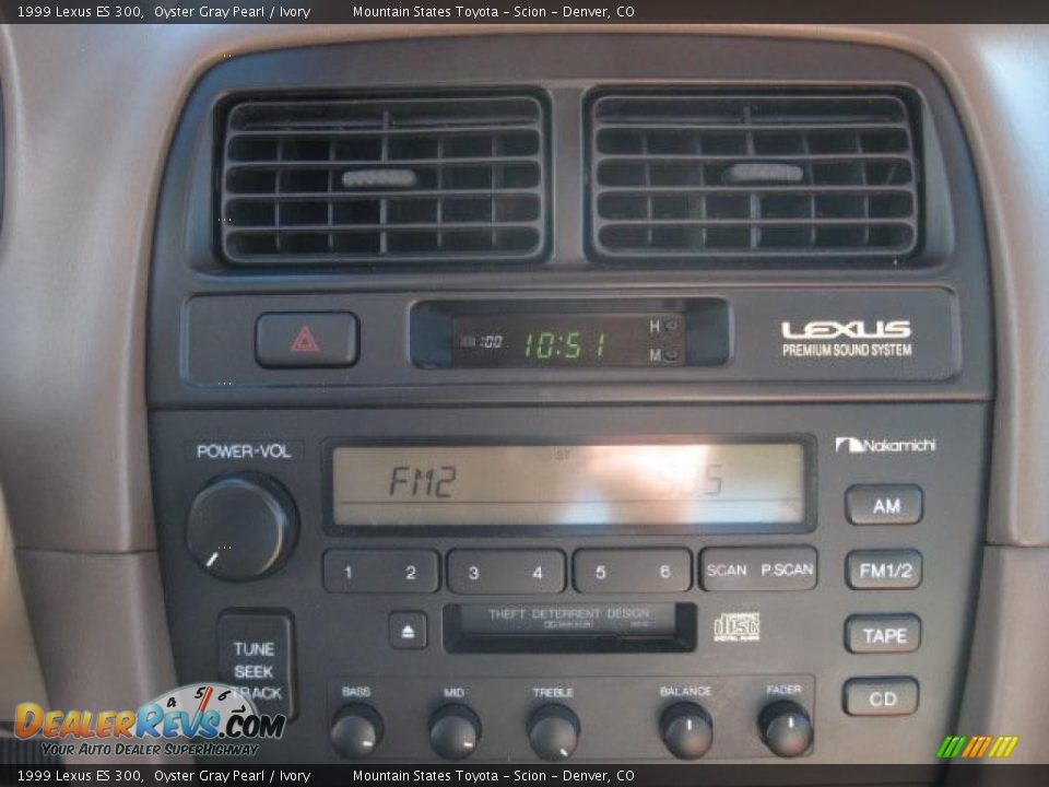 1999 Lexus ES 300 Oyster Gray Pearl / Ivory Photo #15