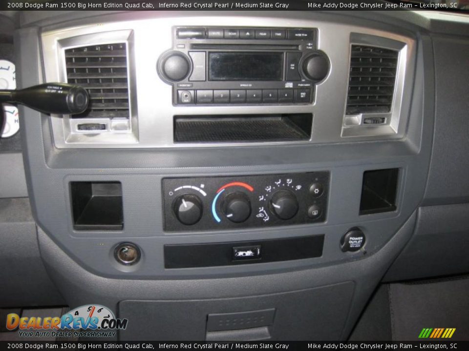 2008 Dodge Ram 1500 Big Horn Edition Quad Cab Inferno Red Crystal Pearl / Medium Slate Gray Photo #14