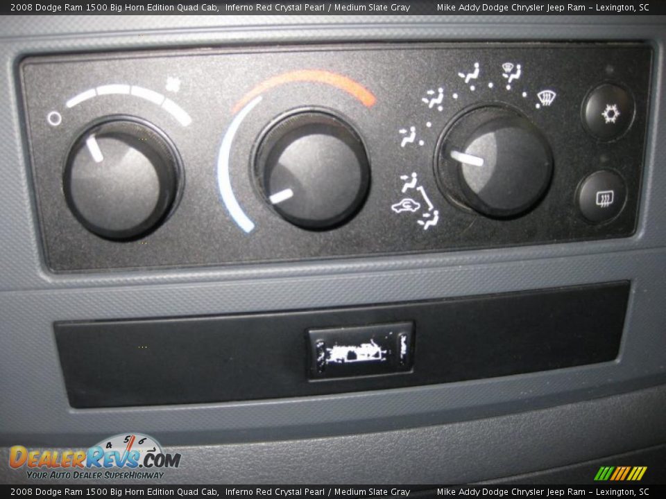 2008 Dodge Ram 1500 Big Horn Edition Quad Cab Inferno Red Crystal Pearl / Medium Slate Gray Photo #16