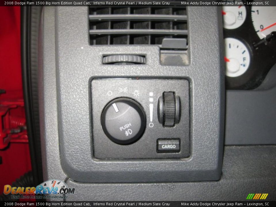 2008 Dodge Ram 1500 Big Horn Edition Quad Cab Inferno Red Crystal Pearl / Medium Slate Gray Photo #20