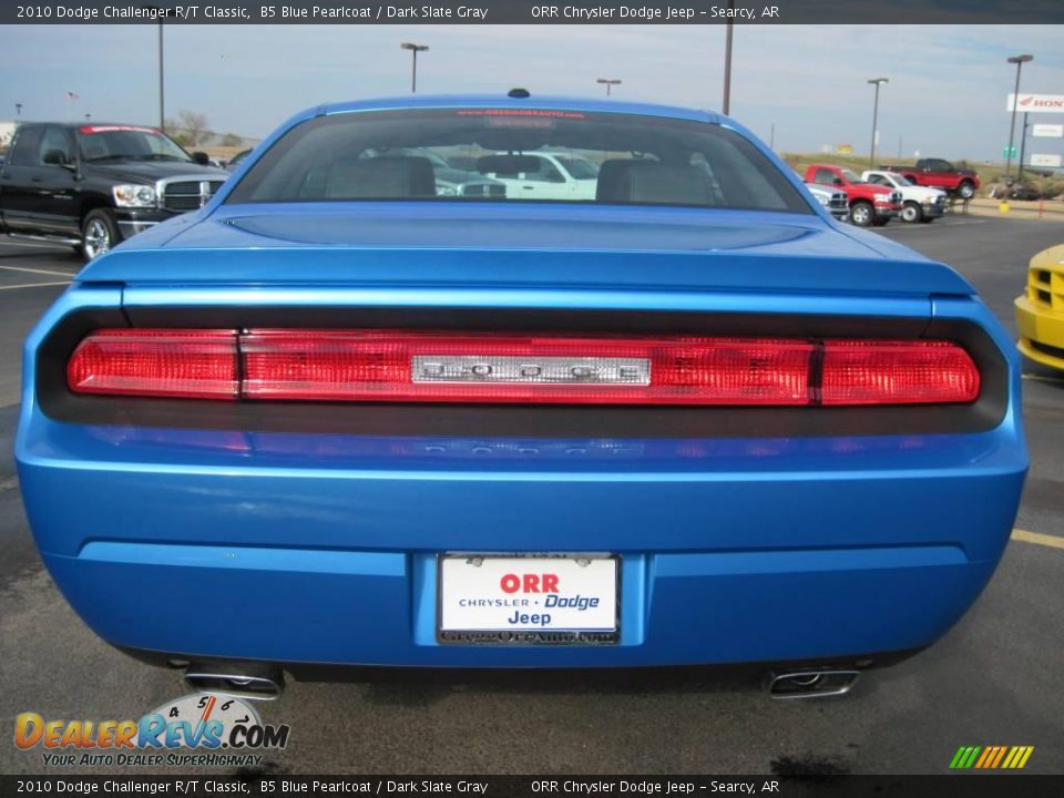 2010 Dodge Challenger R/T Classic B5 Blue Pearlcoat / Dark Slate Gray Photo #5