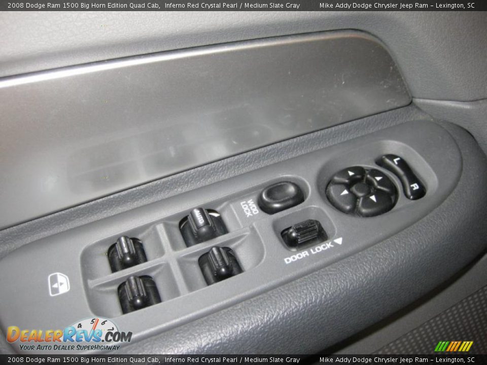 2008 Dodge Ram 1500 Big Horn Edition Quad Cab Inferno Red Crystal Pearl / Medium Slate Gray Photo #21