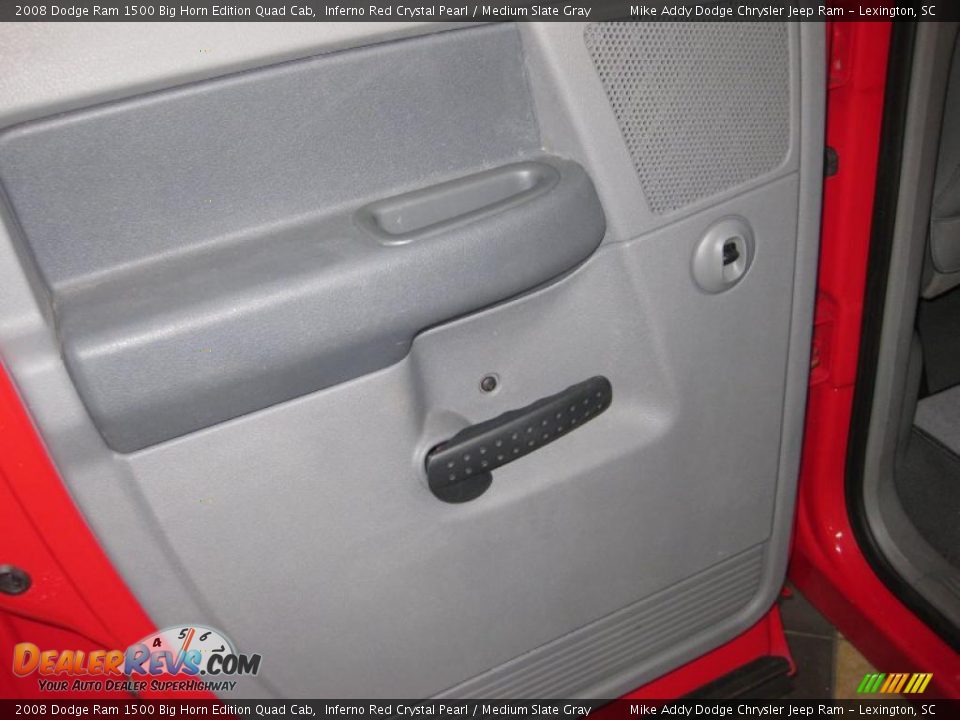 2008 Dodge Ram 1500 Big Horn Edition Quad Cab Inferno Red Crystal Pearl / Medium Slate Gray Photo #24