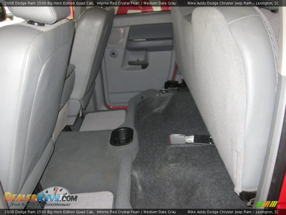 2008 Dodge Ram 1500 Big Horn Edition Quad Cab Inferno Red Crystal Pearl / Medium Slate Gray Photo #26