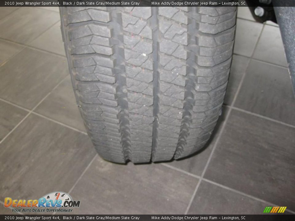 2010 Jeep Wrangler Sport 4x4 Black / Dark Slate Gray/Medium Slate Gray Photo #7
