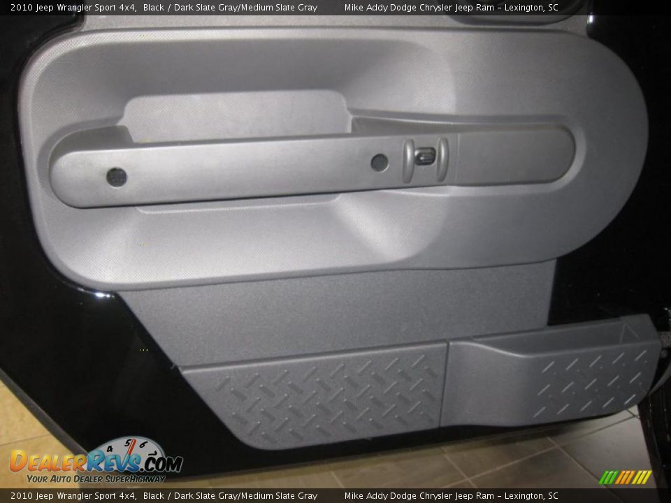 2010 Jeep Wrangler Sport 4x4 Black / Dark Slate Gray/Medium Slate Gray Photo #11
