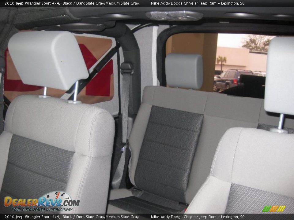 2010 Jeep Wrangler Sport 4x4 Black / Dark Slate Gray/Medium Slate Gray Photo #14