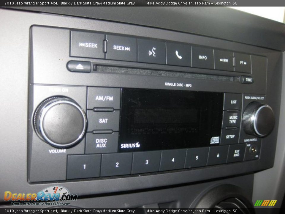 2010 Jeep Wrangler Sport 4x4 Black / Dark Slate Gray/Medium Slate Gray Photo #17