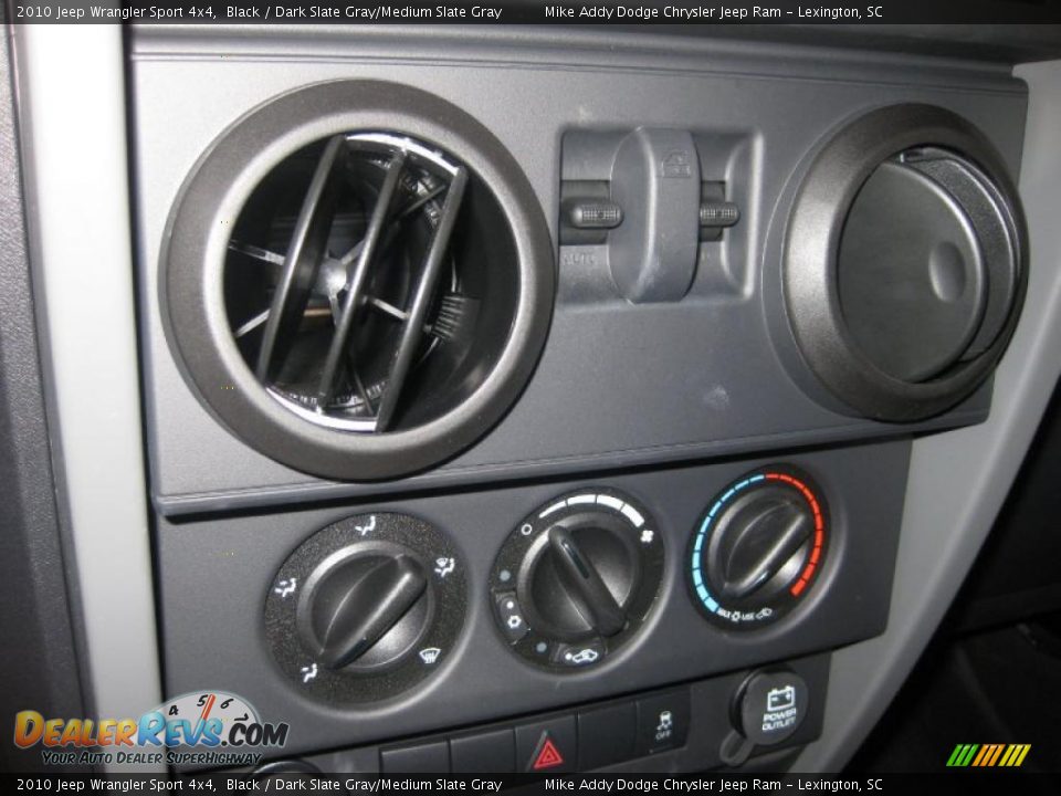 2010 Jeep Wrangler Sport 4x4 Black / Dark Slate Gray/Medium Slate Gray Photo #18