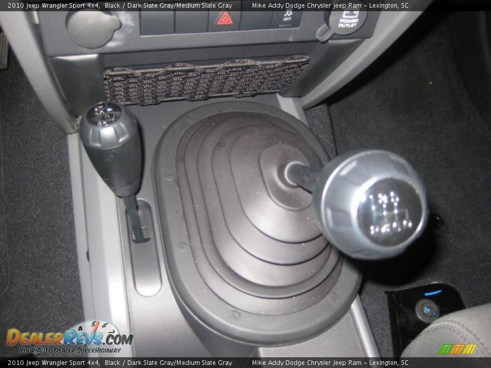 2010 Jeep Wrangler Sport 4x4 Black / Dark Slate Gray/Medium Slate Gray Photo #19