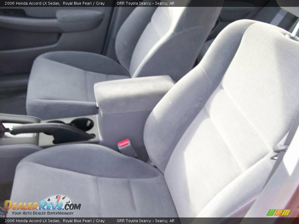 2006 Honda Accord LX Sedan Royal Blue Pearl / Gray Photo #7