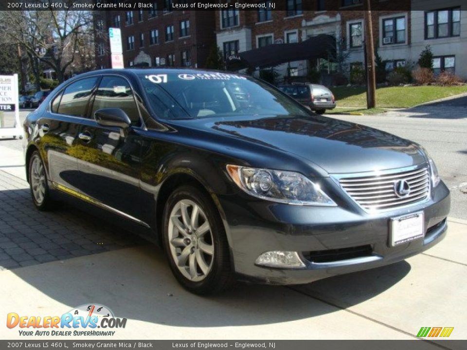 2007 Lexus LS 460 L Smokey Granite Mica / Black Photo #3