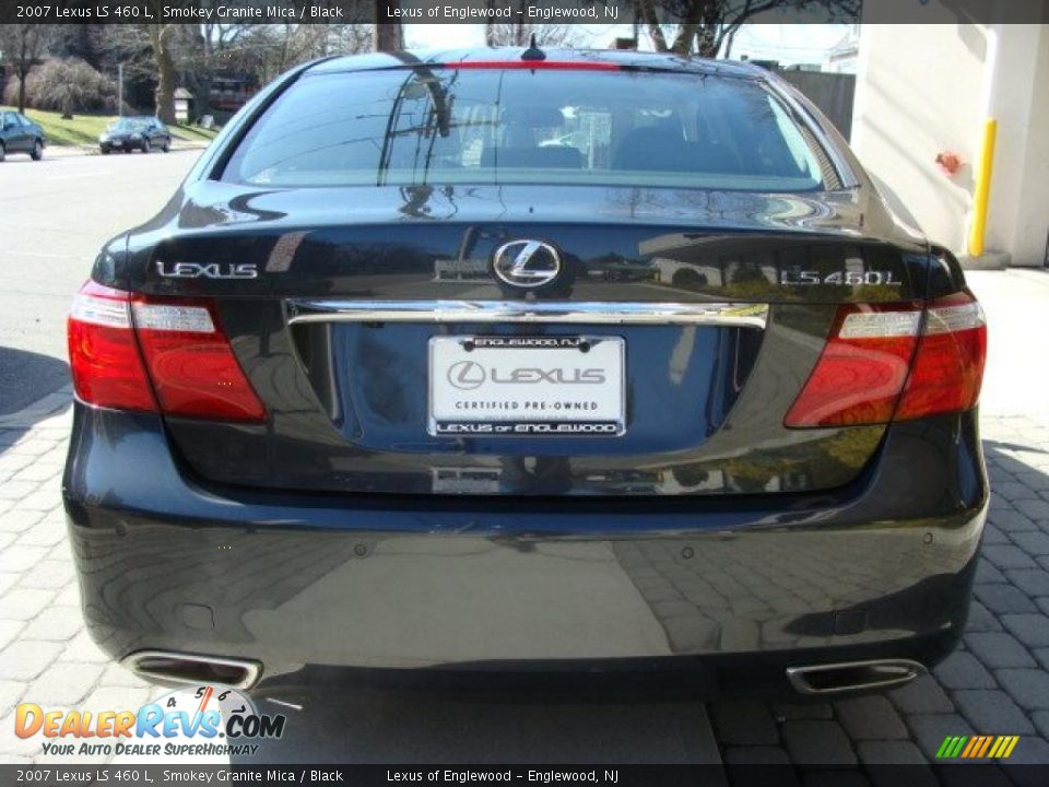 2007 Lexus LS 460 L Smokey Granite Mica / Black Photo #5