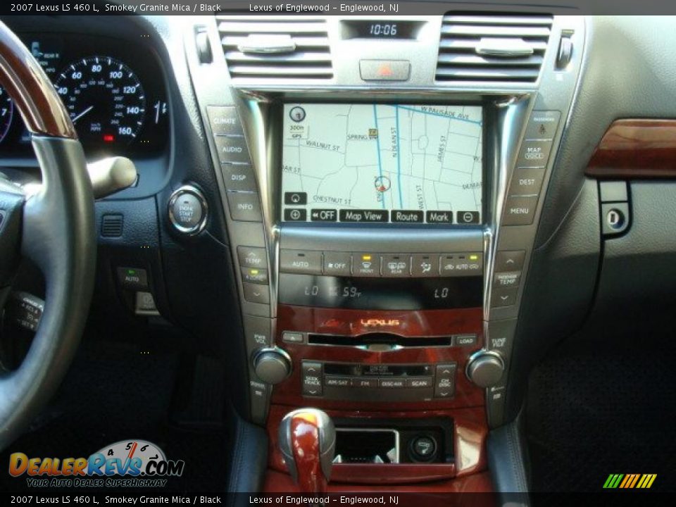 2007 Lexus LS 460 L Smokey Granite Mica / Black Photo #11