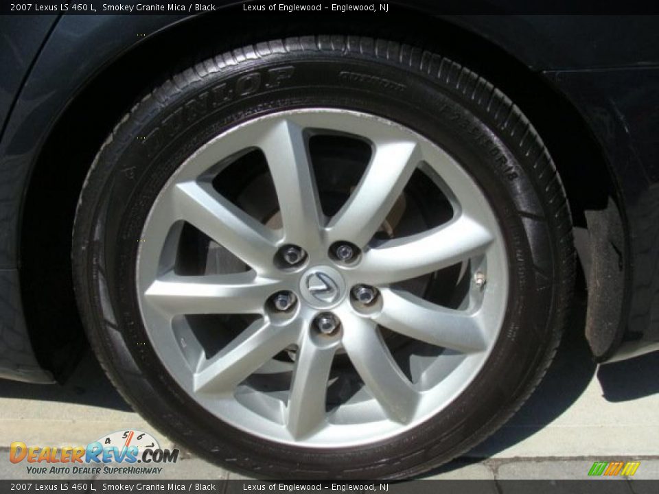 2007 Lexus LS 460 L Smokey Granite Mica / Black Photo #14