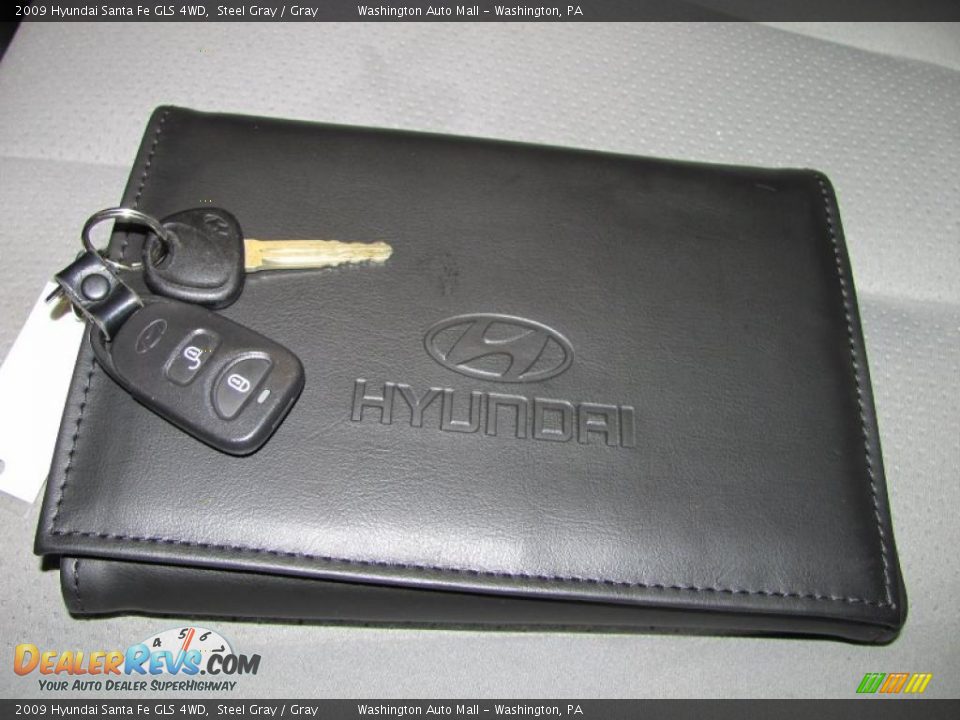 2009 Hyundai Santa Fe GLS 4WD Steel Gray / Gray Photo #11
