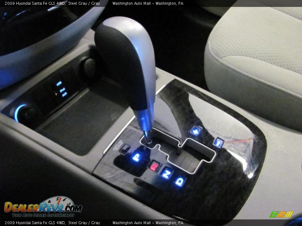 2009 Hyundai Santa Fe GLS 4WD Steel Gray / Gray Photo #12