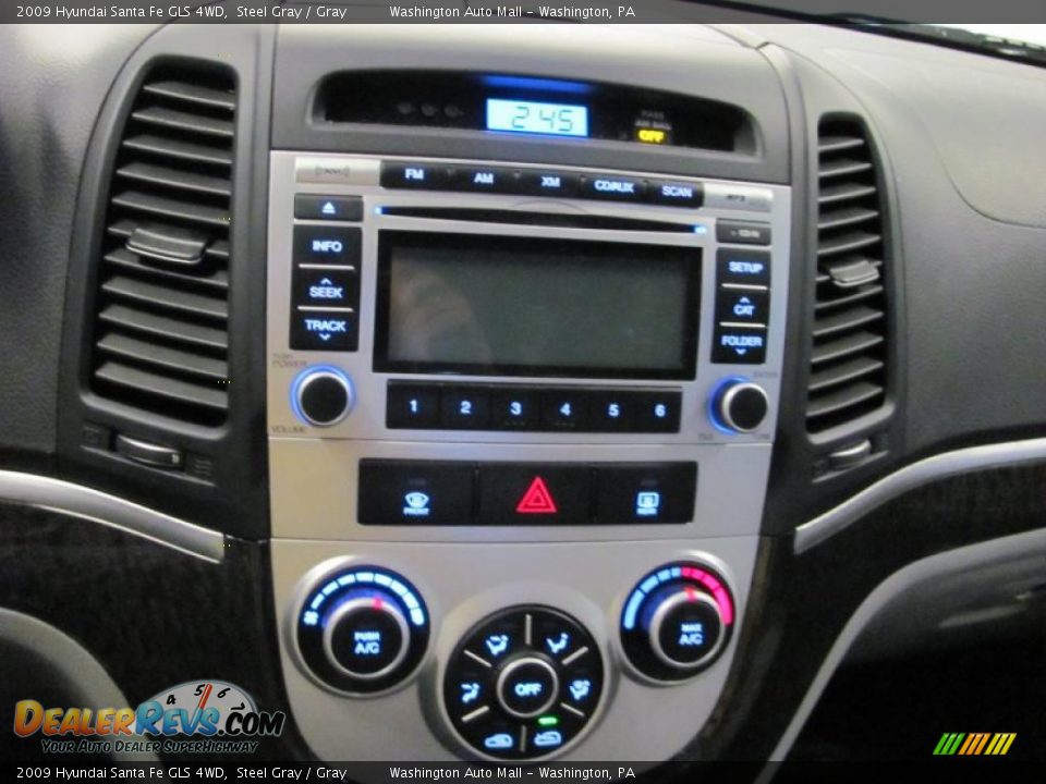 2009 Hyundai Santa Fe GLS 4WD Steel Gray / Gray Photo #13