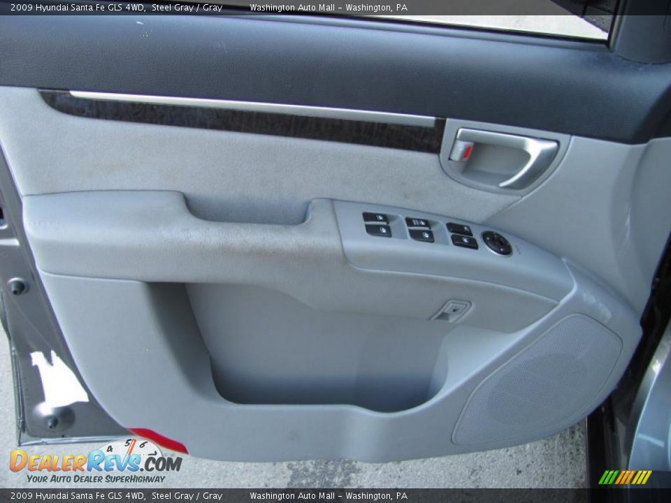 2009 Hyundai Santa Fe GLS 4WD Steel Gray / Gray Photo #15