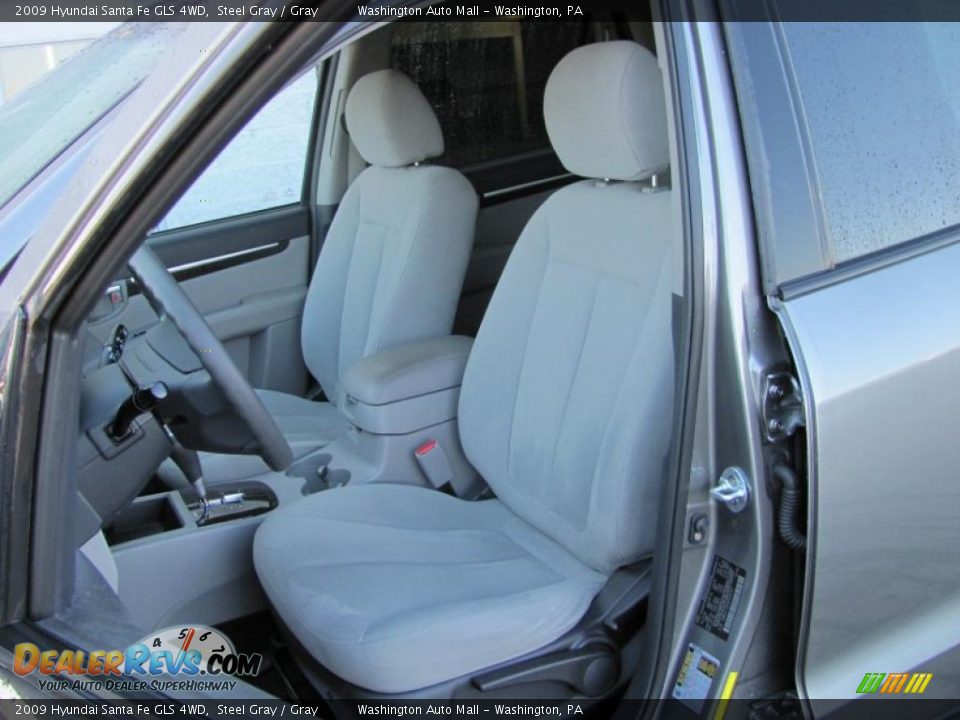 2009 Hyundai Santa Fe GLS 4WD Steel Gray / Gray Photo #16