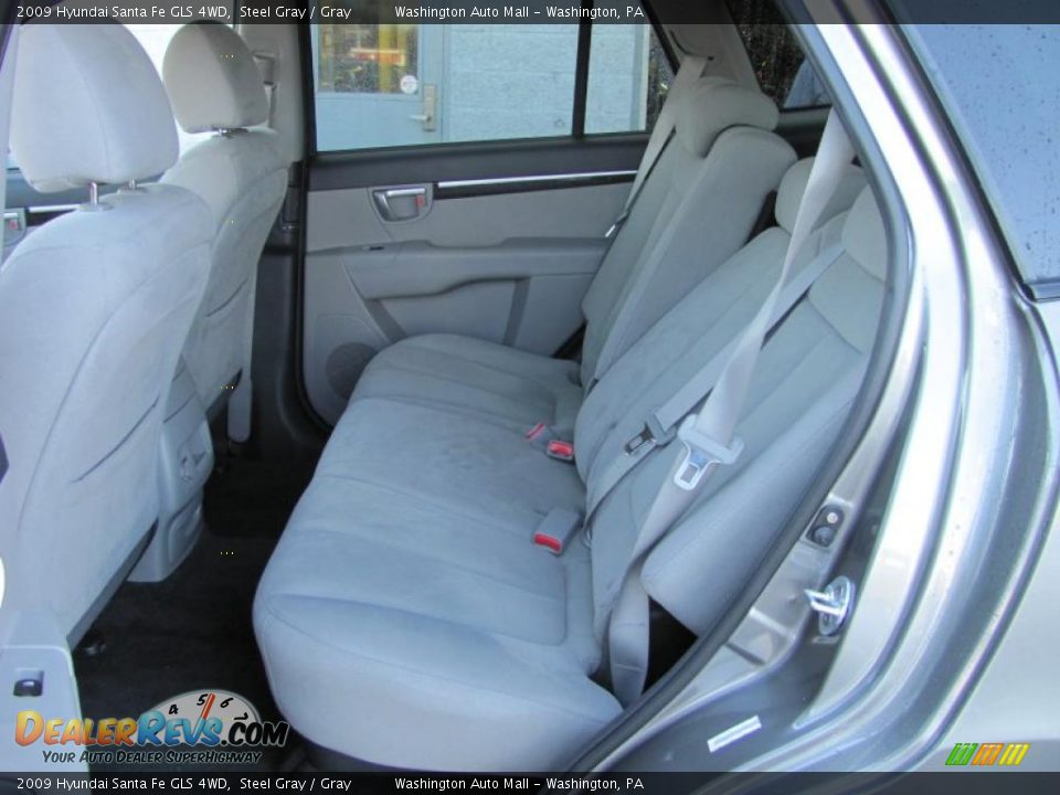 2009 Hyundai Santa Fe GLS 4WD Steel Gray / Gray Photo #17