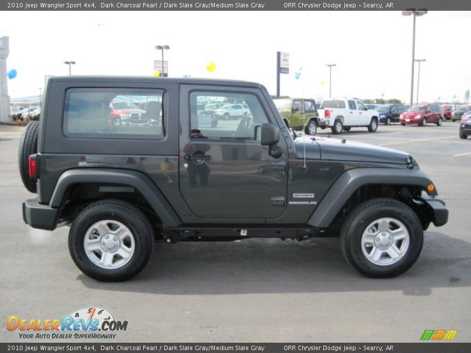 2010 Jeep Wrangler Sport 4x4 Dark Charcoal Pearl / Dark Slate Gray