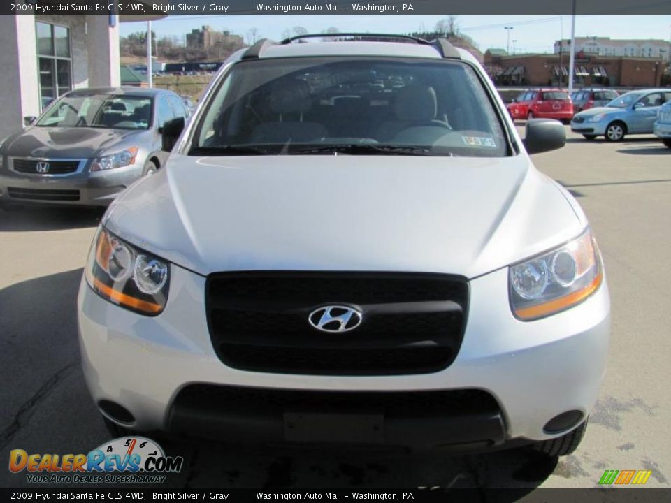 2009 Hyundai Santa Fe GLS 4WD Bright Silver / Gray Photo #9
