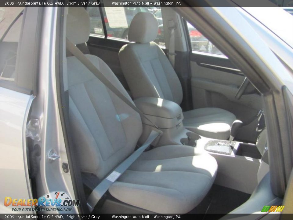 2009 Hyundai Santa Fe GLS 4WD Bright Silver / Gray Photo #10