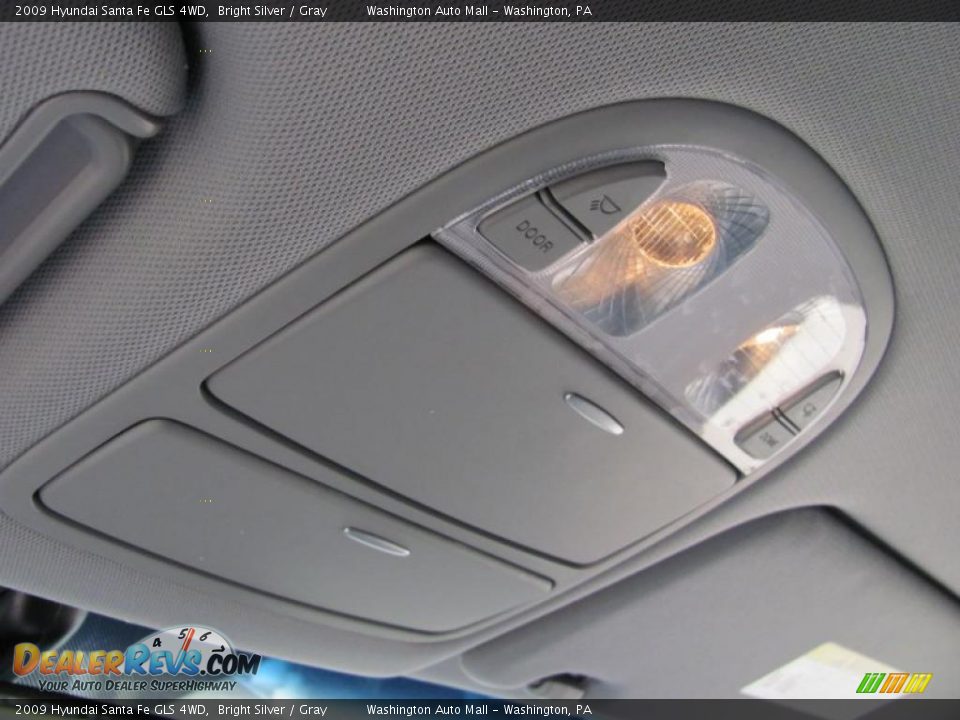 2009 Hyundai Santa Fe GLS 4WD Bright Silver / Gray Photo #15