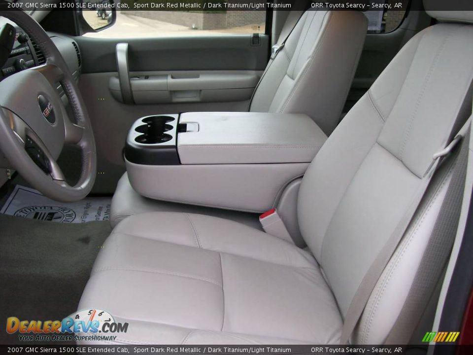2007 GMC Sierra 1500 SLE Extended Cab Sport Dark Red Metallic / Dark Titanium/Light Titanium Photo #7