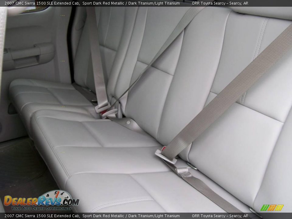 2007 GMC Sierra 1500 SLE Extended Cab Sport Dark Red Metallic / Dark Titanium/Light Titanium Photo #8