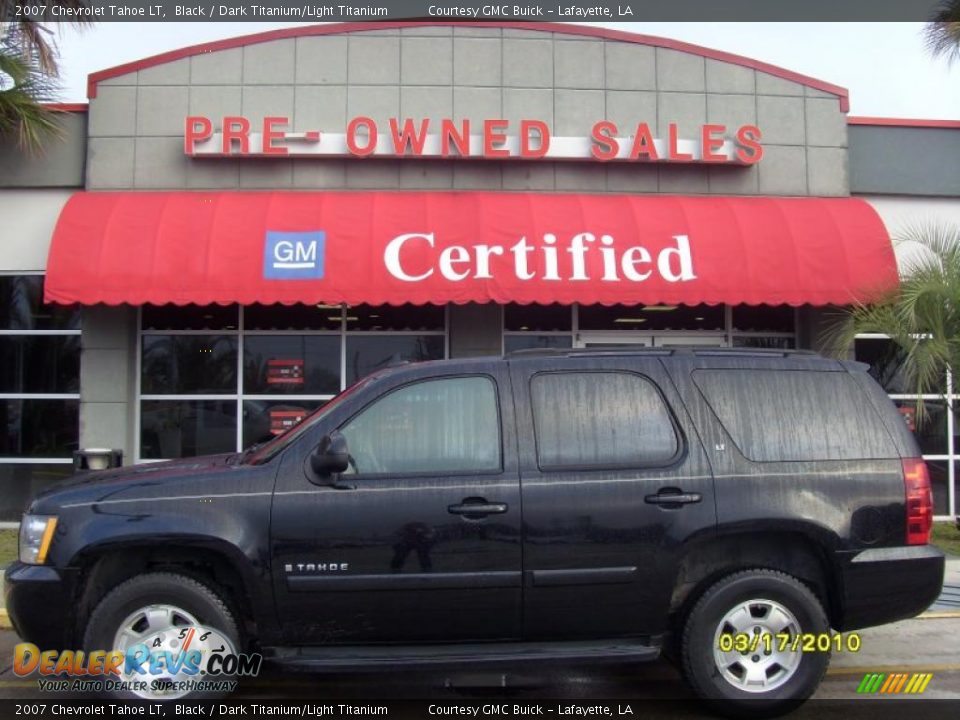 2007 Chevrolet Tahoe LT Black / Dark Titanium/Light Titanium Photo #1