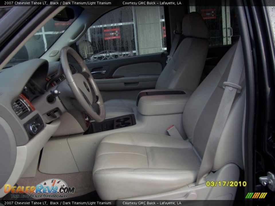2007 Chevrolet Tahoe LT Black / Dark Titanium/Light Titanium Photo #2