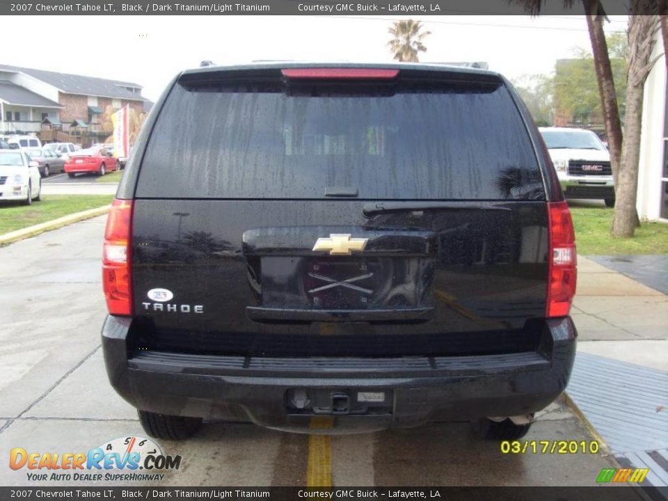 2007 Chevrolet Tahoe LT Black / Dark Titanium/Light Titanium Photo #8