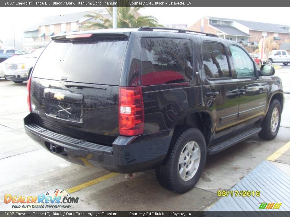 2007 Chevrolet Tahoe LT Black / Dark Titanium/Light Titanium Photo #9