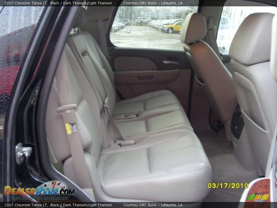2007 Chevrolet Tahoe LT Black / Dark Titanium/Light Titanium Photo #10
