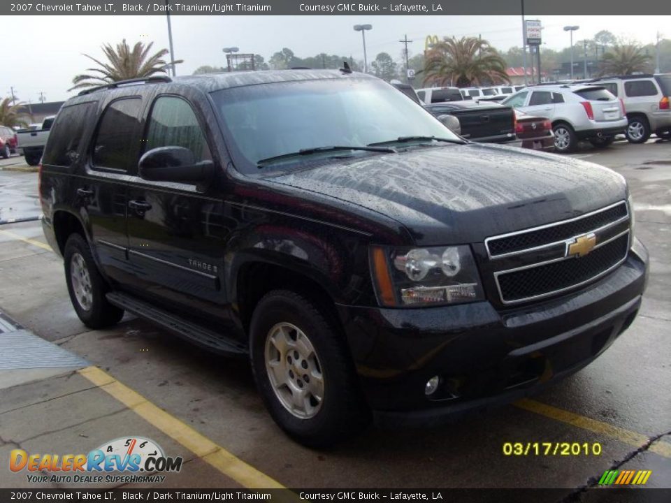 2007 Chevrolet Tahoe LT Black / Dark Titanium/Light Titanium Photo #12