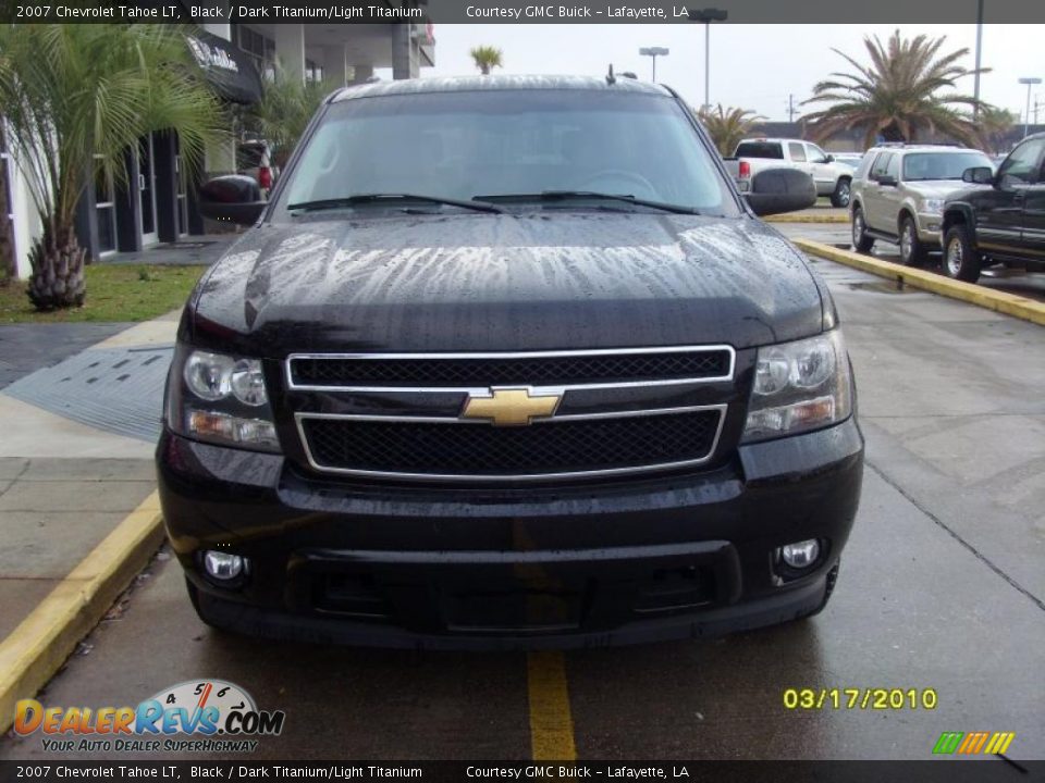 2007 Chevrolet Tahoe LT Black / Dark Titanium/Light Titanium Photo #13