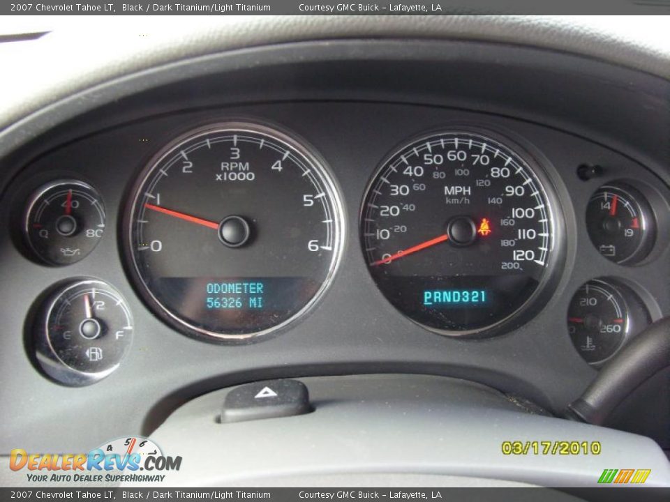 2007 Chevrolet Tahoe LT Black / Dark Titanium/Light Titanium Photo #15