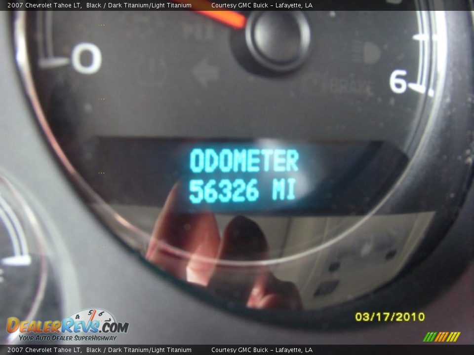 2007 Chevrolet Tahoe LT Black / Dark Titanium/Light Titanium Photo #16