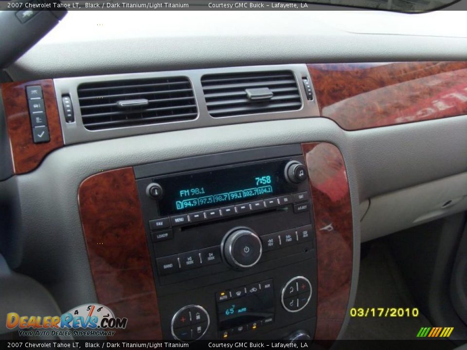 2007 Chevrolet Tahoe LT Black / Dark Titanium/Light Titanium Photo #17